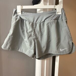 Nike Women's Pale Gray Athletic Running Shorts